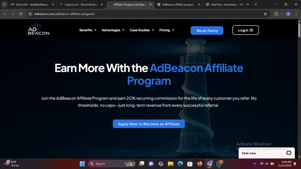 How to Join the AdBeacon Affiliate Program